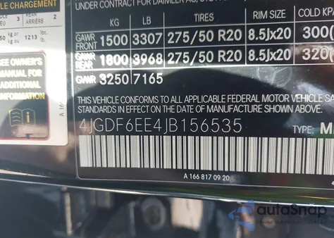 2018 Mercedes-Benz Gls 450 4Matic из США, поврежденный, VIN 4JGDF6EE4JB156535